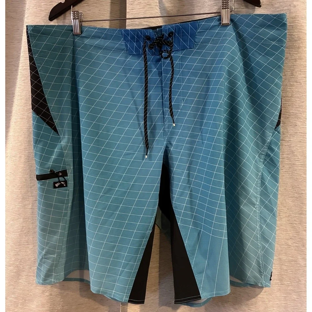 Y2K Billabong‎ Boardshorts Up Cycler Fluid Pro Swimwear Size 42 Surf